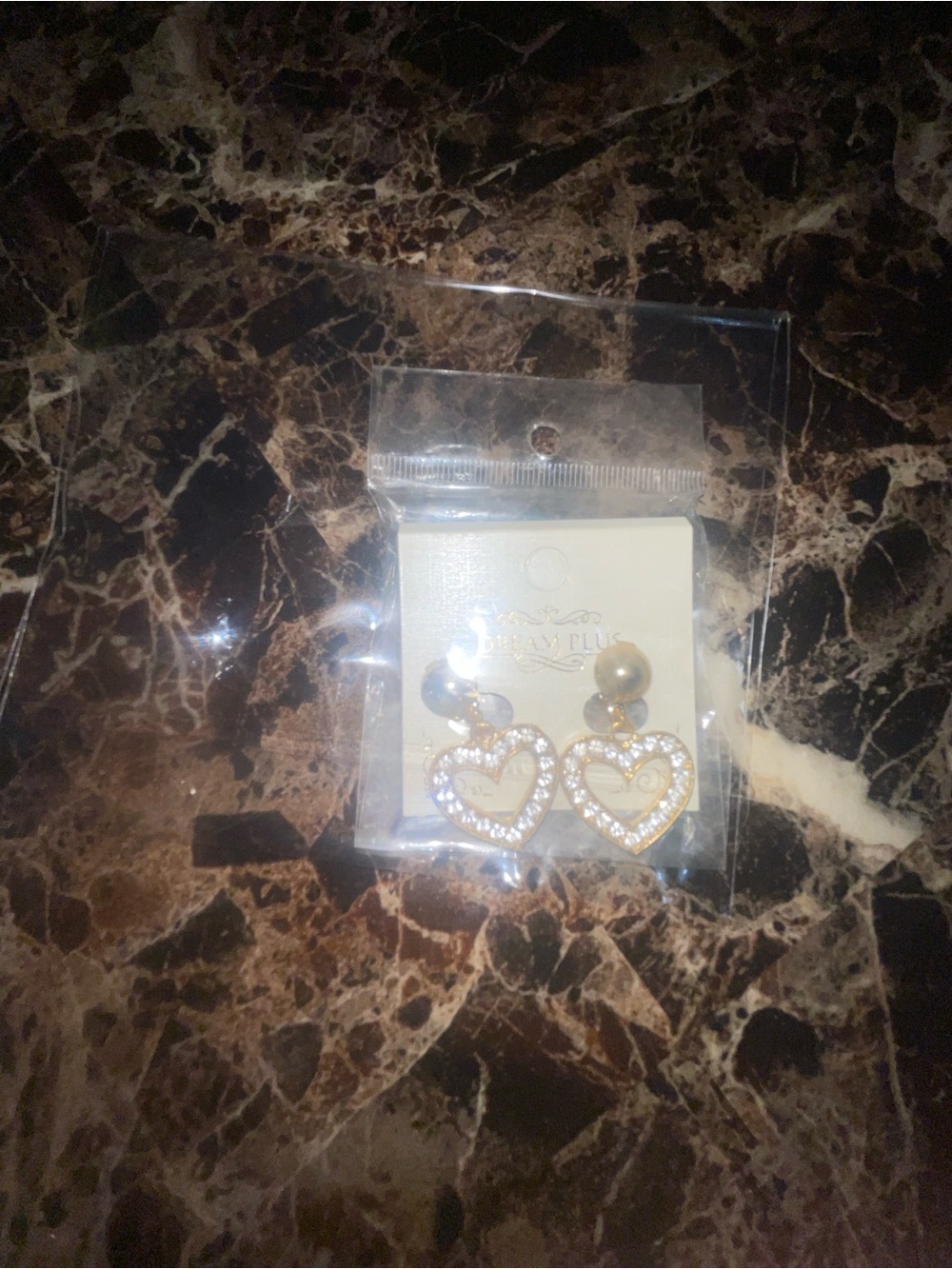 Fashion Jewelry Gold Heart Drop Necklace-Inspired Pendant with Crystals